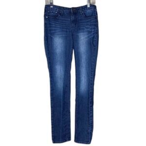 Kardashian Kollection Kim Curvy‎ Skinny Jeans Size 6 Dark Wash Stretch Denim